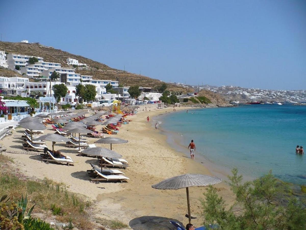 Sunny Guest House New Port Mykonos Tourlos Bagian luar foto