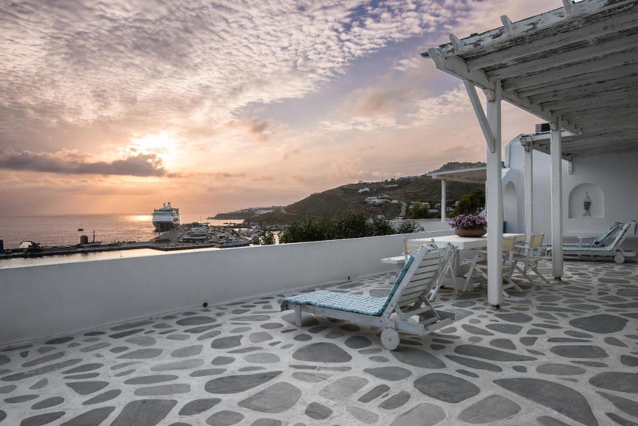 Sunny Guest House New Port Mykonos Tourlos Bagian luar foto
